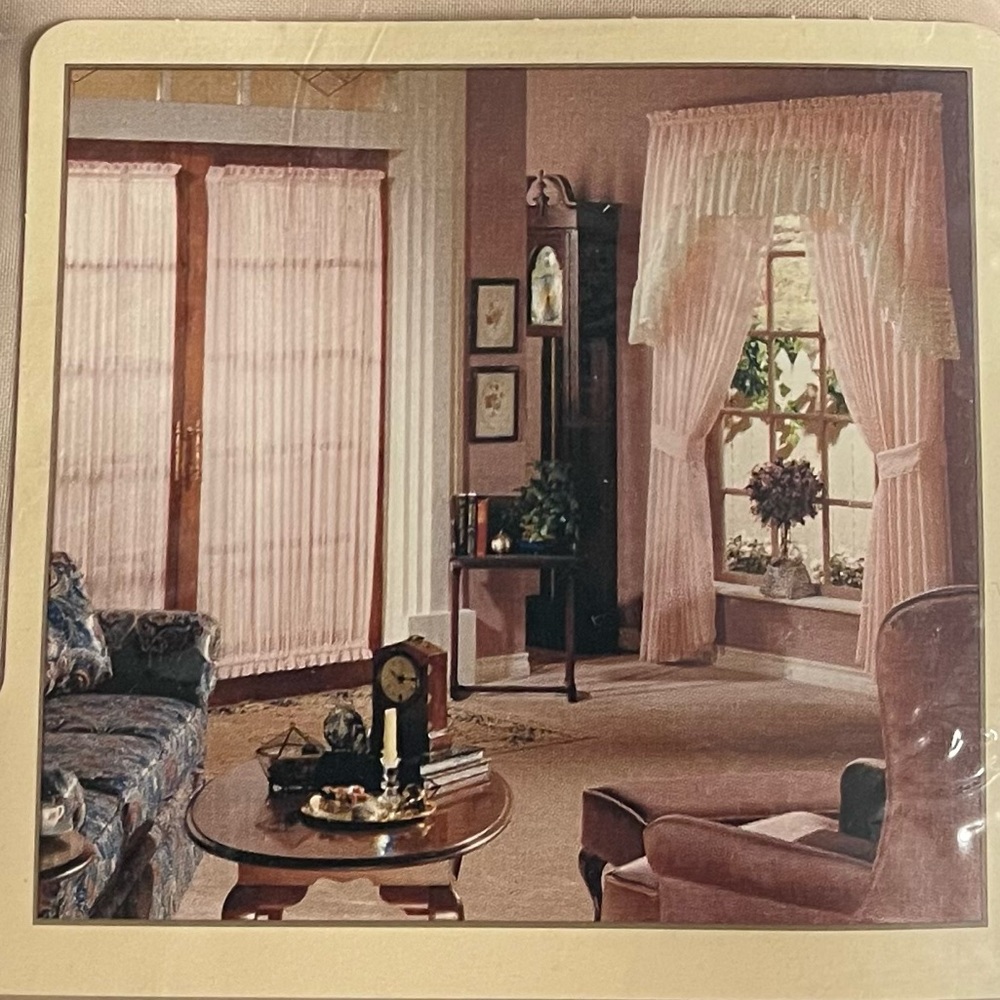 Tailored Sheer Panel Tan 60”W x 84”L New in Package